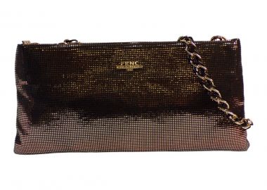 FRNC FRANCESCO Τσάντα Γυναικεία Ώμου-Φάκελος 4522 Μπρονζέ - FRNC - 