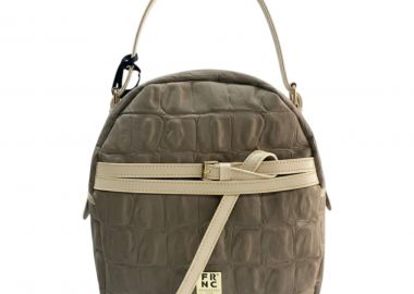 FRNC FRANCESCO Τσάντα Γυναικεία Πλάτης-Backpack 6106 ELE Γκρί - FRNC - 