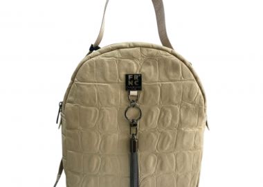 FRNC FRANCESCO Τσάντα Γυναικεία Πλάτης-Backpack 6133 BG Μπέζ - FRNC - 