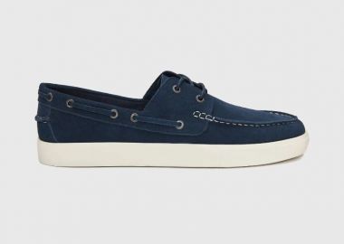 Funky Buddha Ανδρικά Suede Boat Shoes FBM013-044-08 Σκούρο Μπλέ - Funky Buddha - 