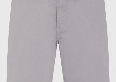 Funky Buddha Ανδρική βερμούδα chino - The essentials FBM013-001-03 Σκούρο Γκρί - Funky Buddha - 