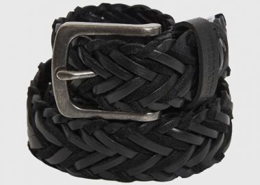 Funky Buddha Ανδρική Leather Blend Ζώνη FBM011-043-10 Μαύρο - Funky Buddha - 