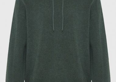 Funky Buddha Ανδρική πλεκτή μπλούζα με κουκούλα FBM012-050-09 Πράσινο - Funky Buddha - 