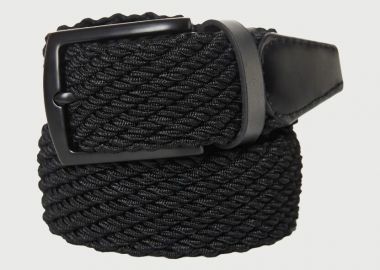 Funky Buddha Ανδρική Υφασμάτινη Ζώνη FBM013-033-10 Μαύρο - Funky Buddha - 