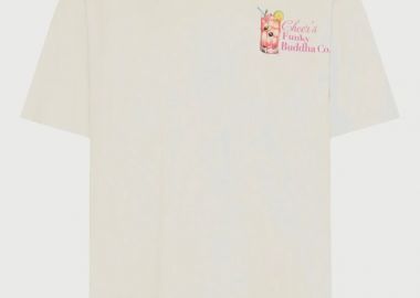 Funky Buddha Ανδρικό Βαμβακερό T-shirt με Τύπωμα FBM013-085-04 Λευκό - Funky Buddha - 