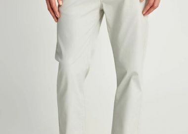 Funky Buddha Ανδρικό chino παντελόνι - The essentials FBM013-001-02 Σπασμένο Λευκό - Funky Buddha - 