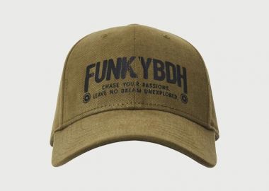 Funky Buddha Ανδρικό Καπέλο με Branded Τύπωμα FBM013-068-10 Πράσινο - Funky Buddha - 