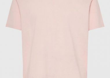 Funky Buddha Ανδρικό μονόχρωμο T-shirt - The basics collection FBM013-001-04 Ρόζ - Funky Buddha - 