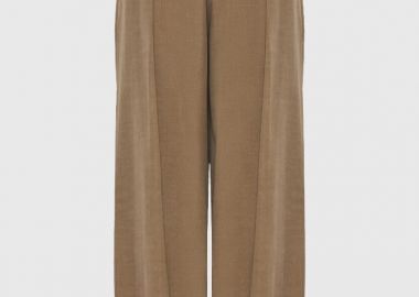 Funky Buddha Γυναικεία Casual Wide Leg Παντελόνα FBL013-106-02 Πούρου - Funky Buddha - 