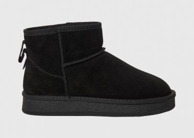 Funky Buddha Γυναικεία Δερμάτινα Μποτάκια FBL012-118-08 Μαύρο - Funky Buddha - 