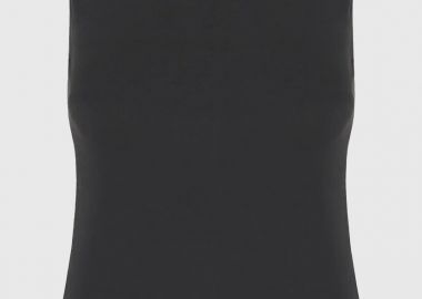 Funky Buddha Γυναικείο Αμάνικο Top FBL013-106-17 Μαύρο - Funky Buddha - 