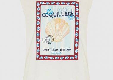 Funky Buddha Γυναικείο Βαμβακερό T-shirt με Τύπωμα FBL013-140-04 Λευκό - Funky Buddha - 