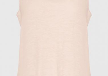 Funky Buddha Γυναικείο βαμβακερό tank top FBL013-108-04 Nude-Ρόζ - Funky Buddha - 