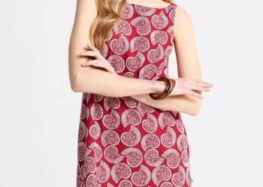 Funky Buddha Γυναικείο Λινό Μίνι Φόρεμα FBL013-130-13 Mixed - Funky Buddha - 