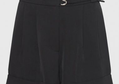 Funky Buddha Γυναικείο Loose Fit Shorts FBL011-108-03 Μαύρο - Funky Buddha - 