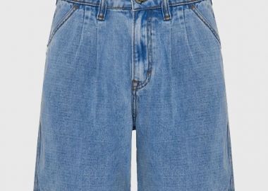 Funky Buddha Γυναικείο Τζιν Σορτς FBL013-162-03 Μπλέ - Funky Buddha - 