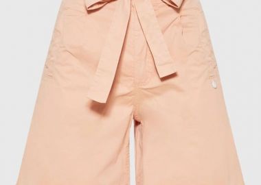 Funky Buddha Ψηλόμεσο γυναικείο σορτς FBL007-121-03 Πορτοκαλί - Funky Buddha - 