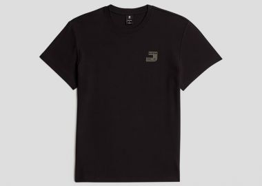 G-STAR Ανδρικό Μαύρο G-Star Chest Logo T-Shirt - G-STAR - 