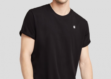 G-STAR Ανδρικό Μαύρο Lash T-Shirt - G-STAR - 