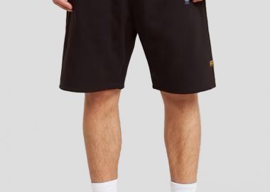 G-STAR Ανδρικό Μαύρο Nifous Sweat Shorts - G-STAR - 