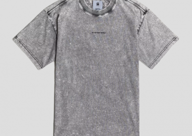 G-STAR Ανδρικό Μαύρο Washed Loose T-Shirt - G-STAR - 