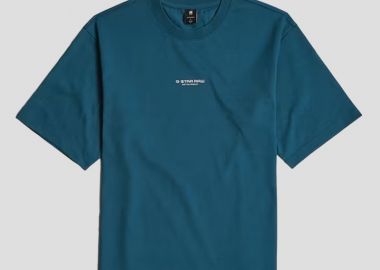 G-STAR Ανδρικό Μπλε Center Chest Boxy T-Shirt - G-STAR - 