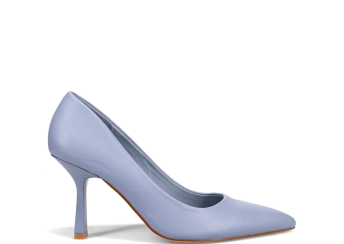 Γαλάζια μυτερή γόβα - MIGATO - 