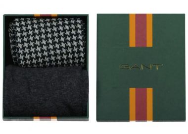 Gant Ανδρικές Κάλτσες Houndstooth Σετ 2 Τεμαχίων Σε Κουτί Δώρου 9960357 Πράσινο - Gant - 