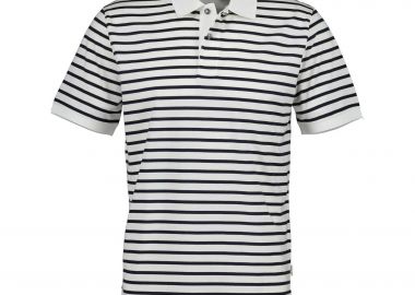 Gant ανδρική μπλούζα πόλο με ριγέ σχέδιο Regular Fit - 2014101 Λευκό - GANT - 