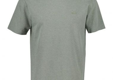 Gant Ανδρικό 2 Tone Pique Κοντομάνικο T-Shirt 2003414 Πράσινο - Gant - 