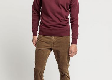 Gant ανδρικό κοτλέ παντελόνι Slim Fit Cord 34L - 1000188 Λαδί - GANT - 