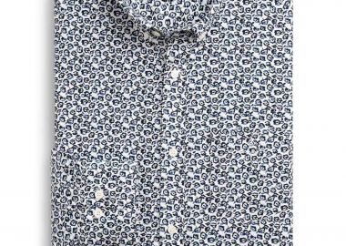 Gant ανδρικό πουκάμισο button down με all-over floral print Regular Fit - 3004970 Λευκό - GANT - 