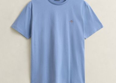 Gant Ανδρικό Reg Shield Κοντομάνικο T-Shirt 2003184 Μπλέ - Gant - 