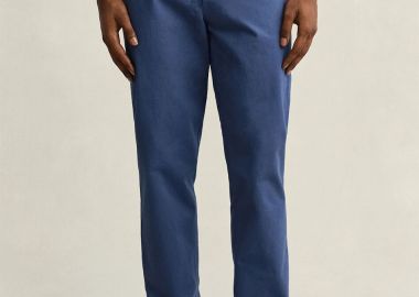 Gant Ανδρικό Slim Fit Classic Chino Παντελόνι 1501000 Μπλέ - Gant - 