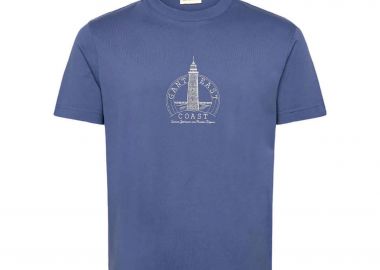 Gant ανδρικό T-shirt με graphic print Regular Fit - 2003425 Μπλε - GANT - 