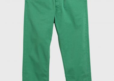 Gant ανδρικό τζιν παντελόνι Desert Twil Regular Fit (34L) - 1010209 Πράσινο - GANT - 