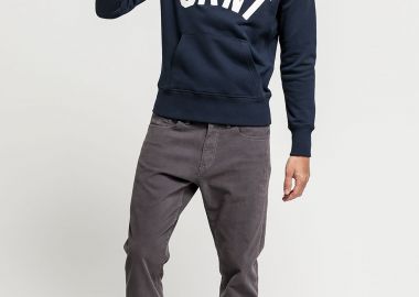 Gant ανδρικό τζιν παντελόνι Regular Fit Soft Twill 34L - 1000229 Γκρι - GANT - 