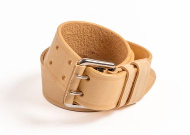 Gant Γυναικεία Δερμάτινη Ζώνη 494271 Κρέμ - Gant - 