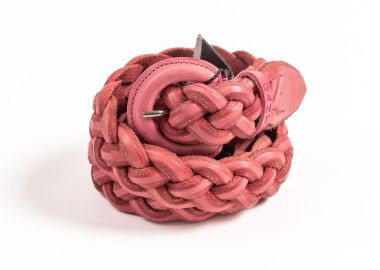 Gant Γυναικεία Δερμάτινη Ζώνη Πλεξούδα 3GW491550 Ρόζ - Gant - 