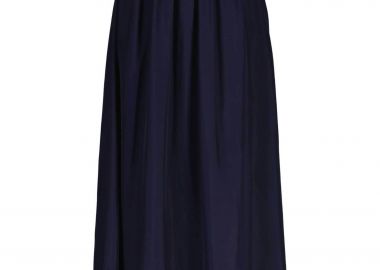 Gant γυναικεία midi φούστα με ελαστική μέση Regular Fit - 4400263 Μπλε Σκούρο - GANT - 