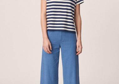 Gant γυναικείο παντελόνι Oversized Chino - 4158001 Μπλε - GANT - 