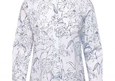 Gant γυναικείο πουκάμισο με floral print Regular Fit - 4300612 Λευκό - GANT - 