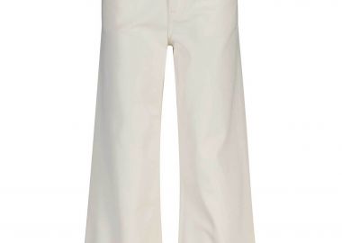 Gant γυναικείο τζιν παντελόνι cropped πεντάτσεπο Relaxed Fit - 4100272 Λευκό - GANT - 
