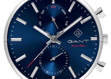 GANT Park Hill Day-Date II 75 Years Limited Edition - G121021, Silver case with Stainless Steel Bracelet - Gant - 