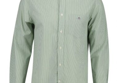 Gant Πουκάμισο Poplin Ριγέ Σε Κανονική Γραμμή 3G3000140-G0354 Μεντας - Gant - 