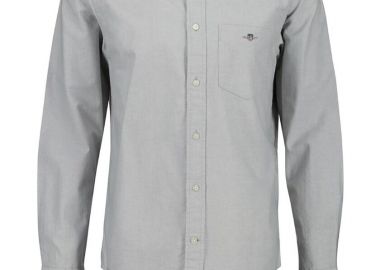 Gant Slim Classic Oxford Shirt 3000202 Σκούρο Γκρί - Gant - 