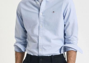 GANT Slim Fit Classic Oxford Shirt 3000202 Ανοιχτό Μπλέ - Gant - 
