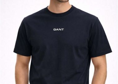 Gant T-shirt Evening Blue 2003405 Μπλέ - Gant - 