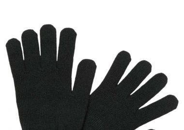 Γάντια Jack & Jones Jactrain Knitted 12263504-Black Beauty Ανδρικό - Jack & Jones - 