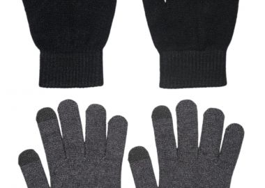 Γάντια Only Onlmagic Knit 2-Pack 15266400-Dark Grey Melange Γυναικείο - Only - 
